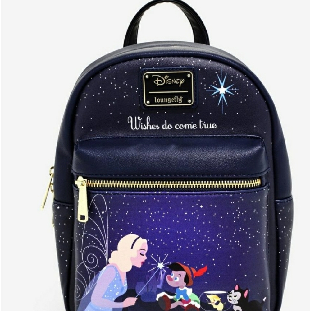 Pinocchio Blue Fairy Loungefly Mini-Backpack - Picture 9 of 9